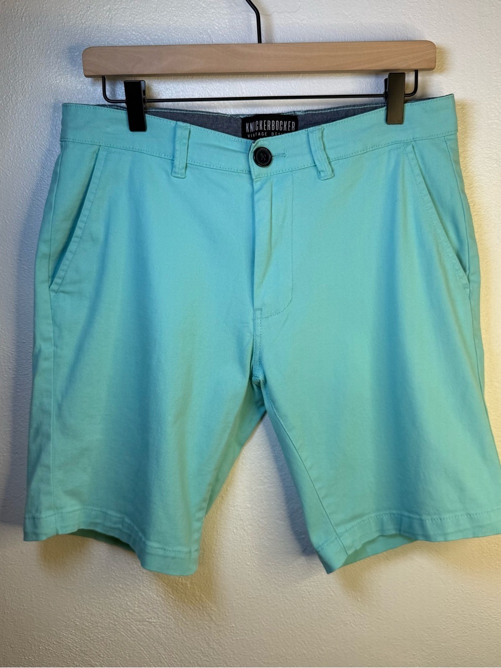 Knickerbocker Vintage Design Men’s Blue ++Flex Shorts Size 30